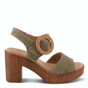 Spring Step GAMONA Leather Platform Sandal Shoe