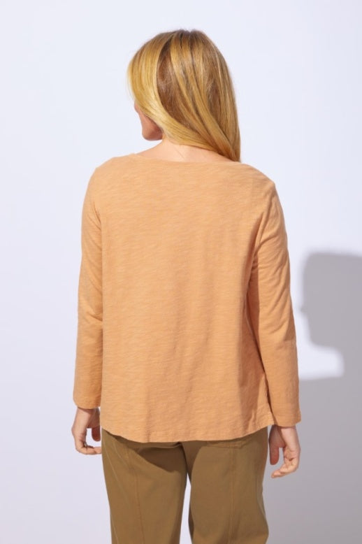 Destination Puppy Step Hem Boxy Tee by Escape