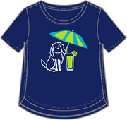 Destination Doggie Hi-Low Slub Tee