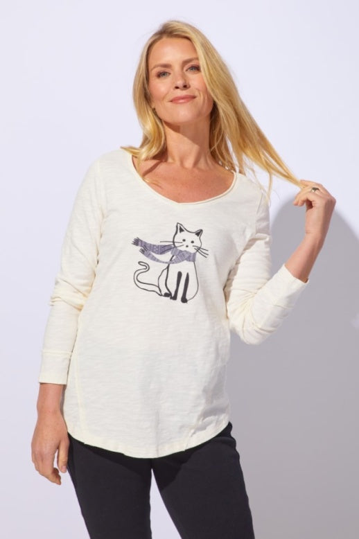 Destination Cat Laid Back Tee by Escape