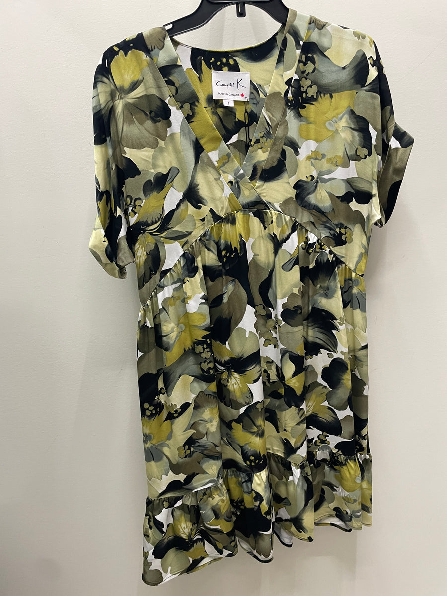 Woven Floral Dress by Compli K
