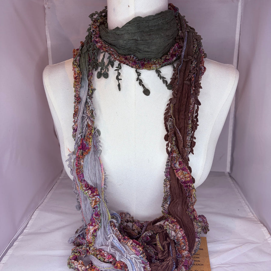 Boho Tassel Scarf Necklace
