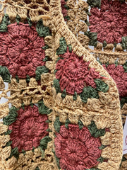 Boho Blossom Crop Vest