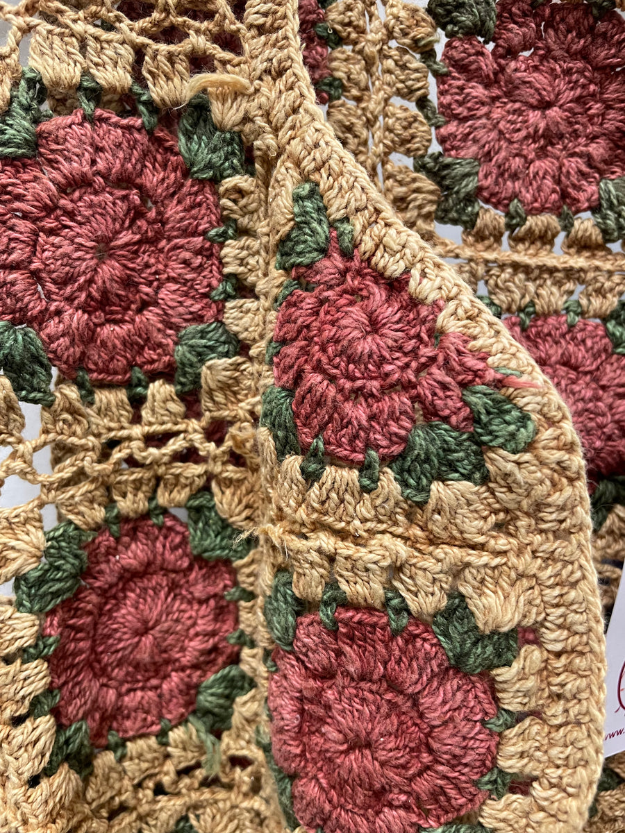 Boho Blossom Crop Vest