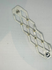 Geometric Leather Fury Bracelet Cuff