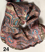 Nepalese Silk Scrunchie Hair Bands Robin Boutique