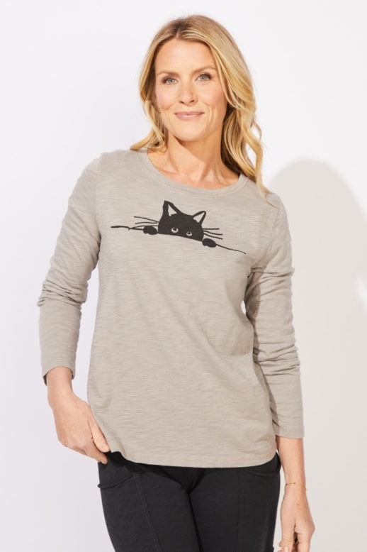Destination Cat Crew Tee by Escape