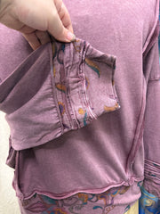 Painted Garden Lightweight Sweatshirt by Paper Lace