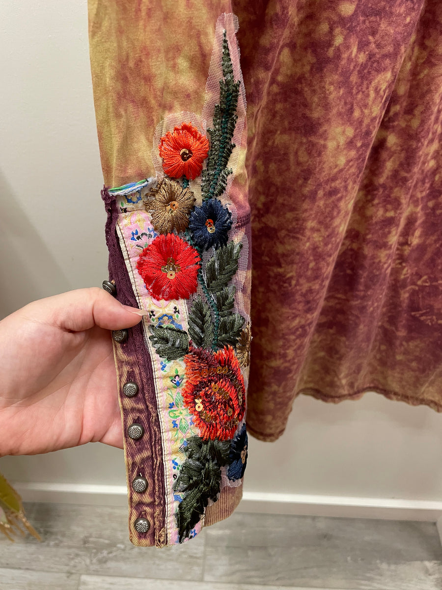 Under The Moon Light Tunic by Aratta