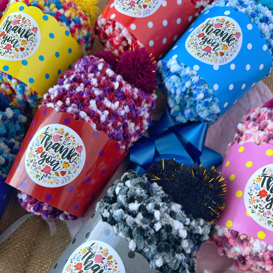 "Thank You" Cozy Cupcake Socks Robin Boutique