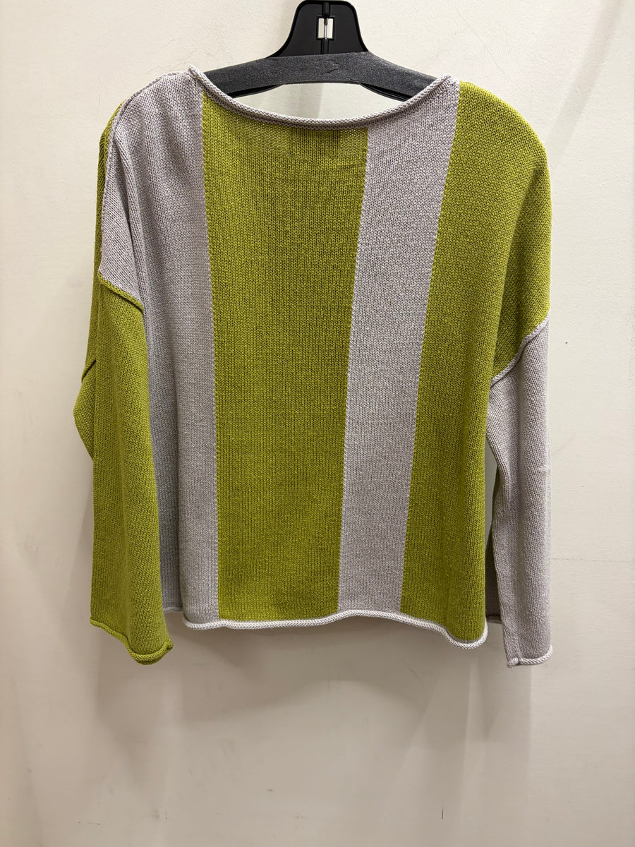 Vertical Vibes Pullover by Olivia