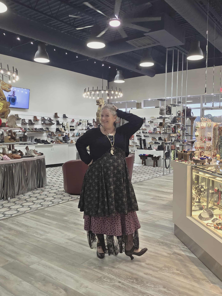 Poem Dress in Web Print by Effie's Heart