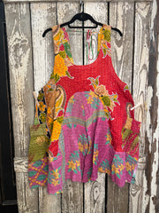 Kantha Sunrise "Vibrant Daisy" Sleeveless Tunic by Jaded Gypsy