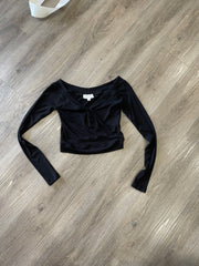 Button Crop Top - Robin Boutique-Boutique 