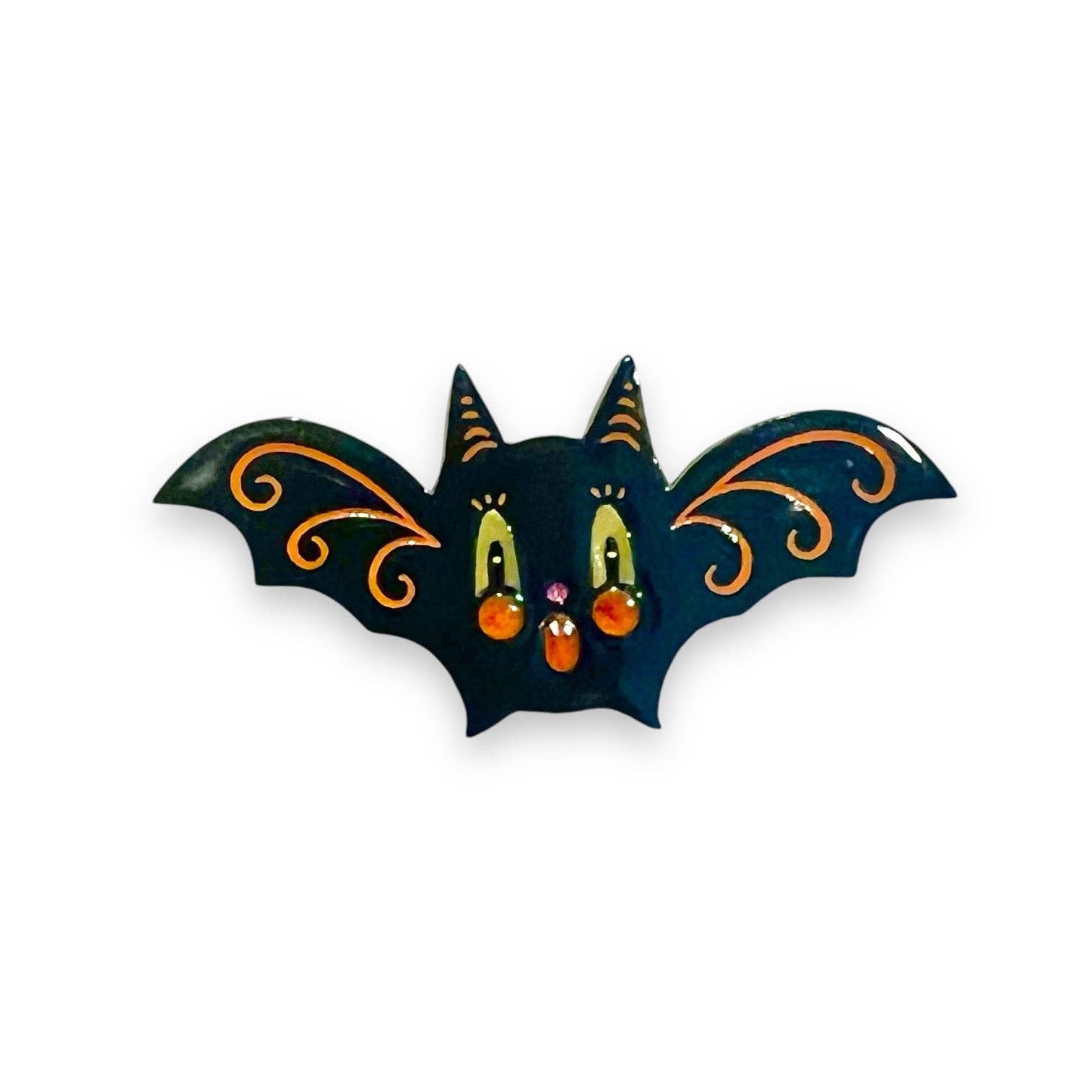 Gothic Glam Bat Scatter Pin by Johanna Parker x Lipstick & Chrome - BLACK Robin Boutique