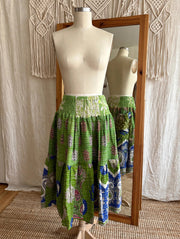 Pareo Kantha Meadow Skirt #148 by Kantha Bae