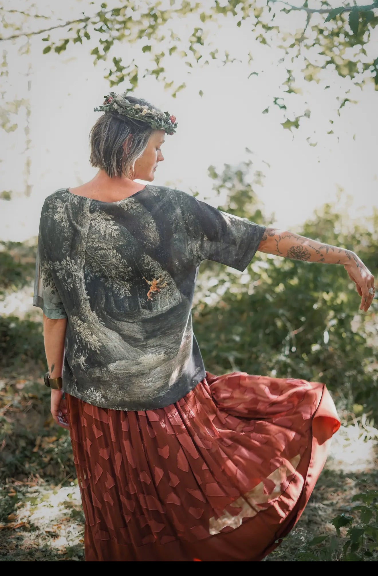 Castles In The Air Tunic Tee by Market Of Stars Robin Bouique