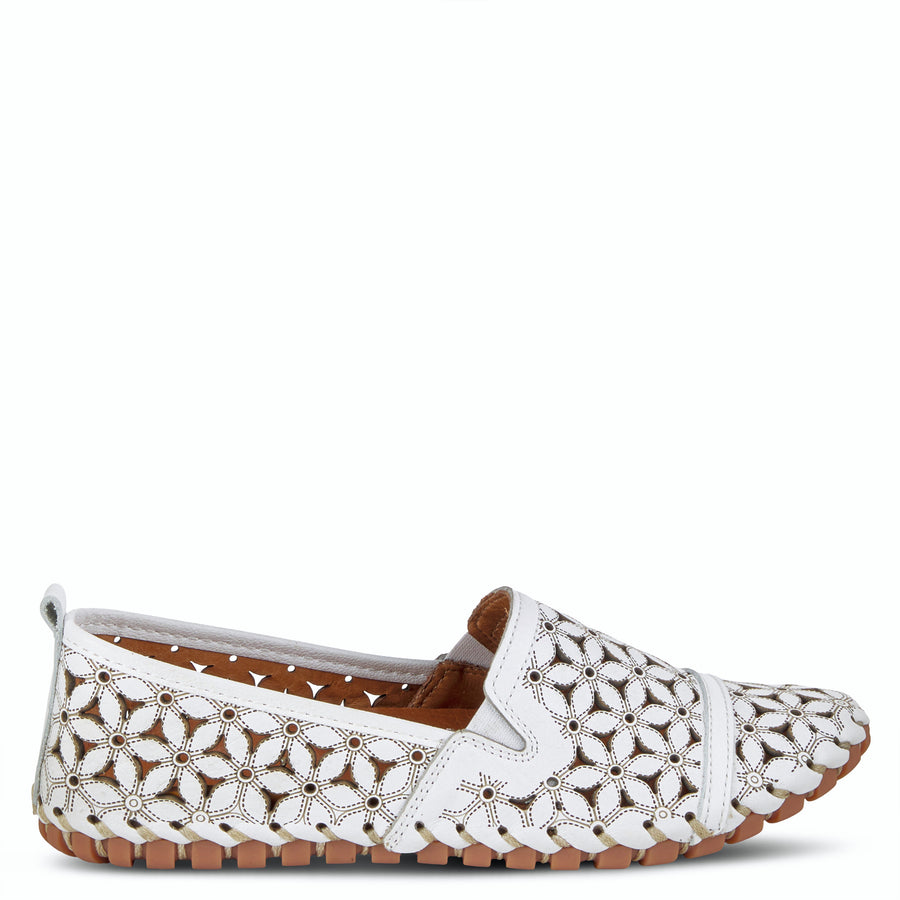 Spring Step Flowerflow Leather Slipon Moccasin Shoe