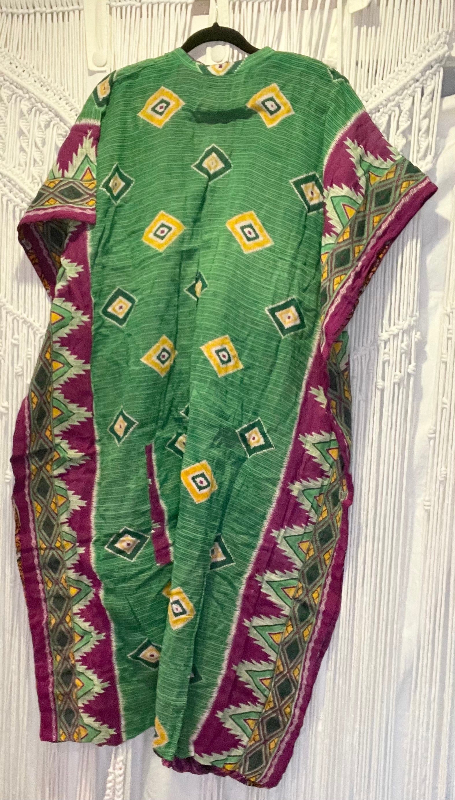 Duality Cotton Sari Take It Easy Muu #138 by Kantha Bae