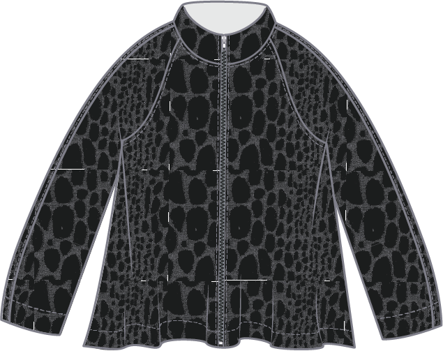 Wild At Heart Raglan Jacket by Olivia