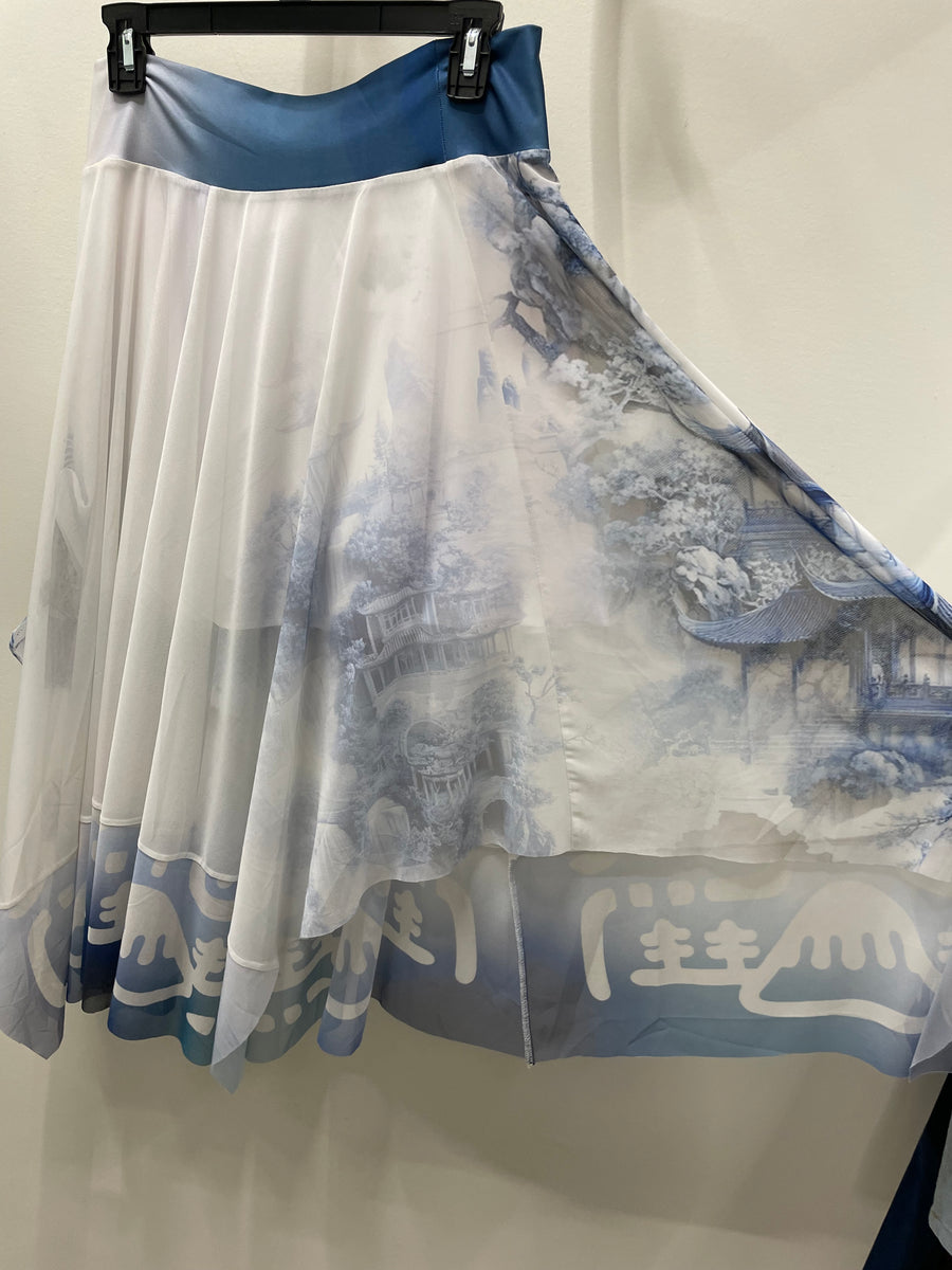 Skirt Square in Japanese Koi by IPNG Design