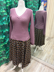 Tulip Skirt in Aviary Print by Effie's Heart
