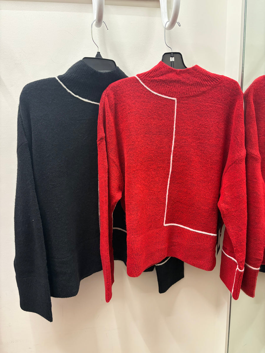 Get In Line Sweater by Olivia