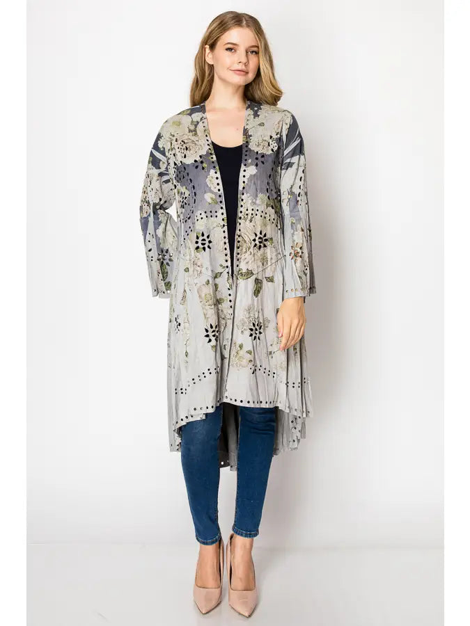 Faux Suede Jacket by Origami