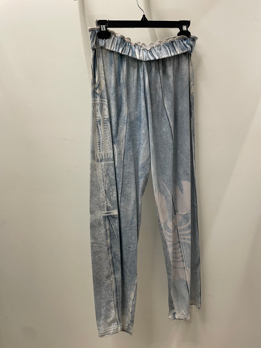 Sweat Pant in Lobster and Sardines by IPNG Design