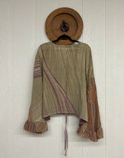 Bell Sleeve Butterfly Top #116 by Kantha Bae