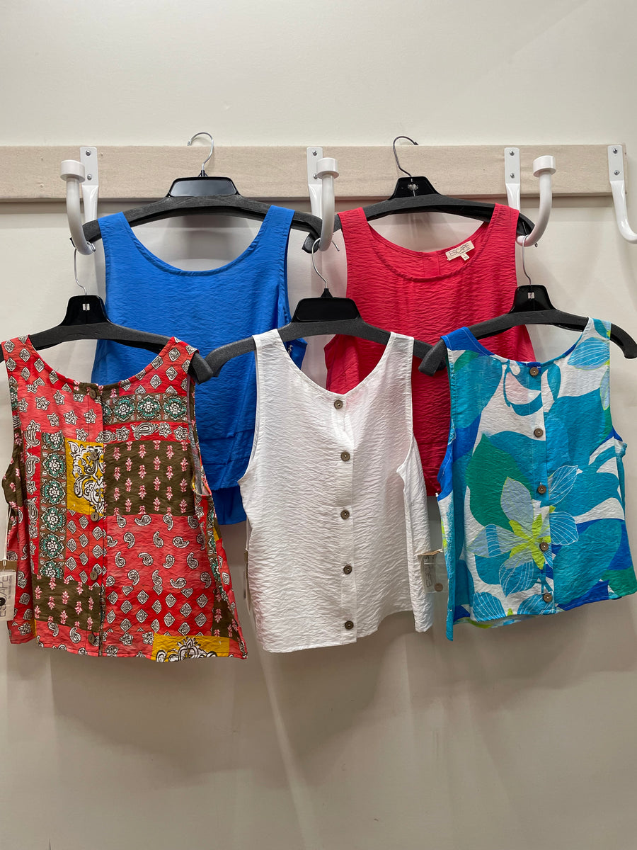 Regatta Button Back Tank by Escape