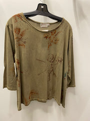 Driftwood Day Tee in Vintage Cherub Print by Paper Lace