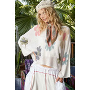 Flower Power Oversized Sweater