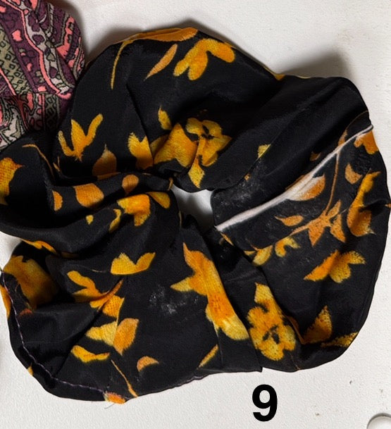 Nepalese Silk Scrunchie Hair Bands Robin Boutique