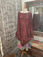 Silk Float Away Cape #010 by Kantha Bae