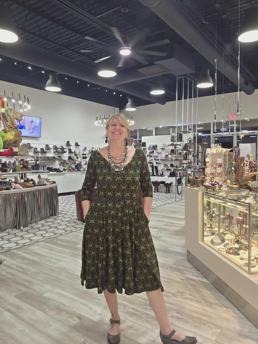 Ava Dress in Natural Print by Effie's Heart