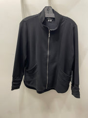 Feather Lux Knit Stitch Jacket by Olivia