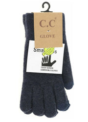 Soft Recycled Yarn Gloves by C.C. Beanie with touch screen G-2075