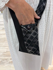 Vintage Tie Crossbody Bag #11