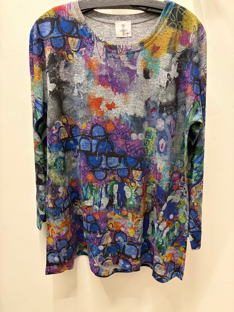 Super Soft Pullover in Cosmic Latte Print by Inoah