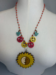 Sun & Soul Peace Revival Necklace by Gina