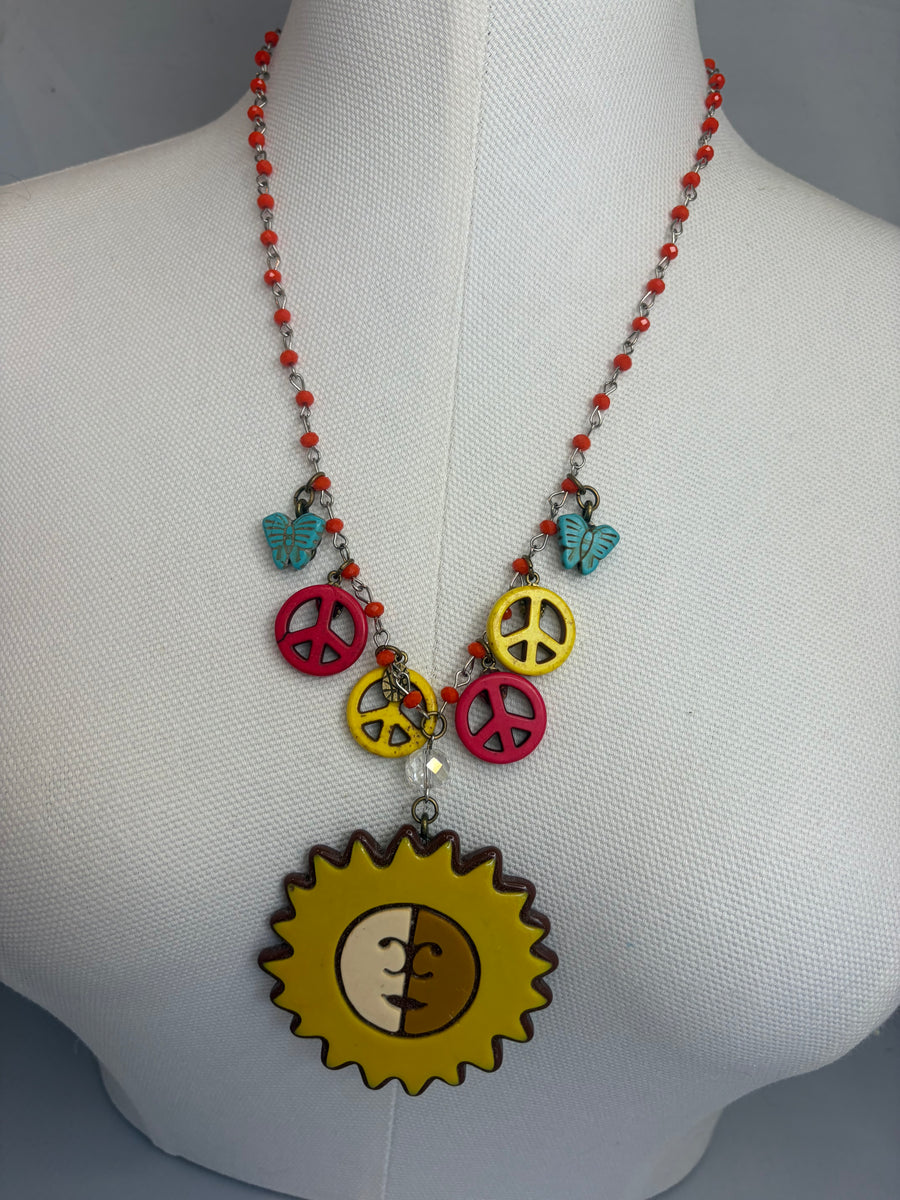 Sun & Soul Peace Revival Necklace by Gina