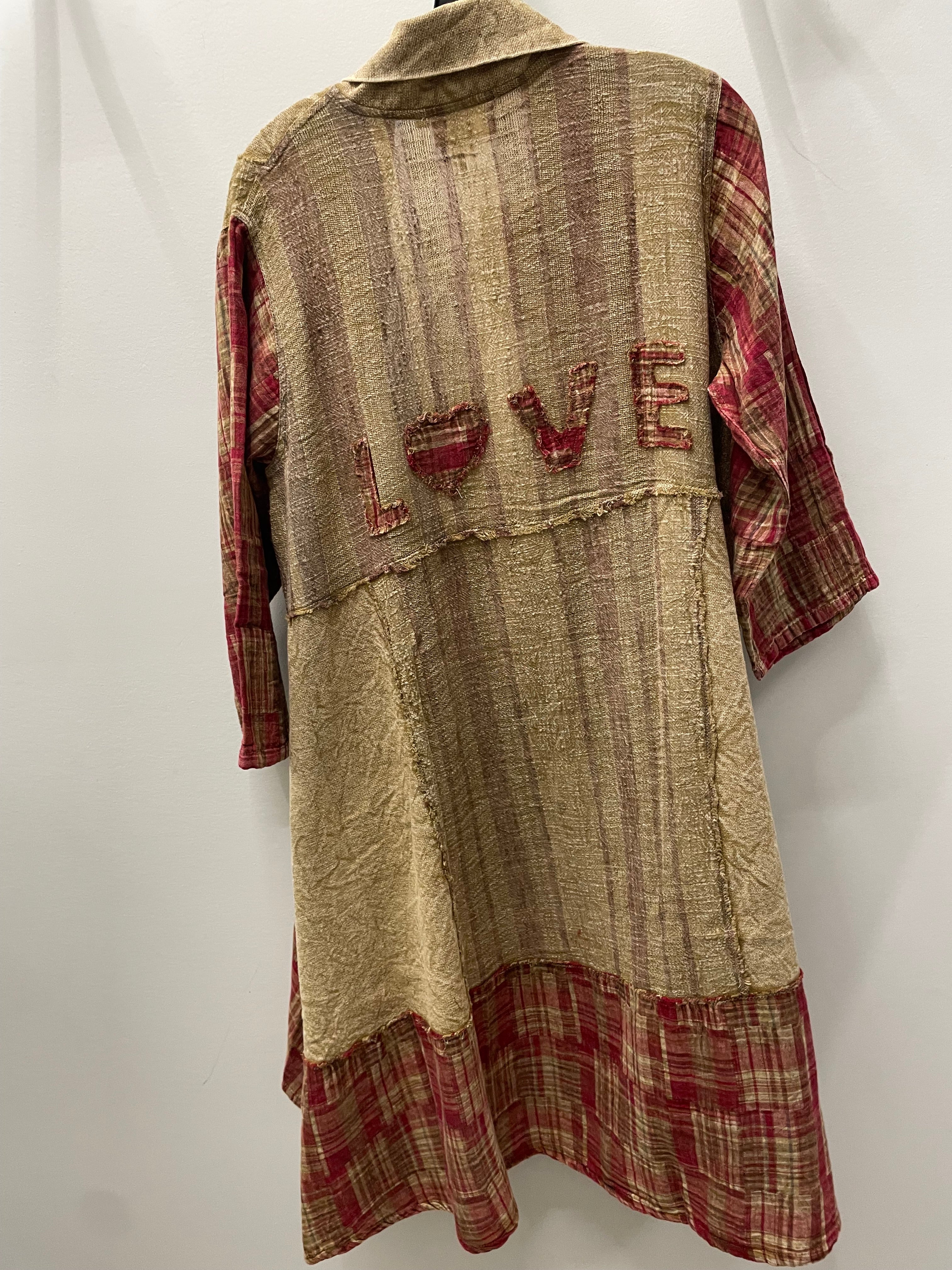 Open Weave Star Love Patch Duster by Paper Lace