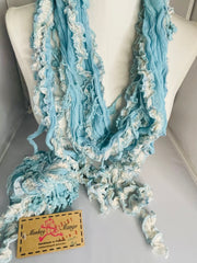 Boho Mixed Tassel Handmade Scarf Necklace