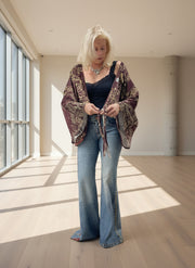 IPNG Design Boho Crop Kimonita in Printed Western Robin Boutique