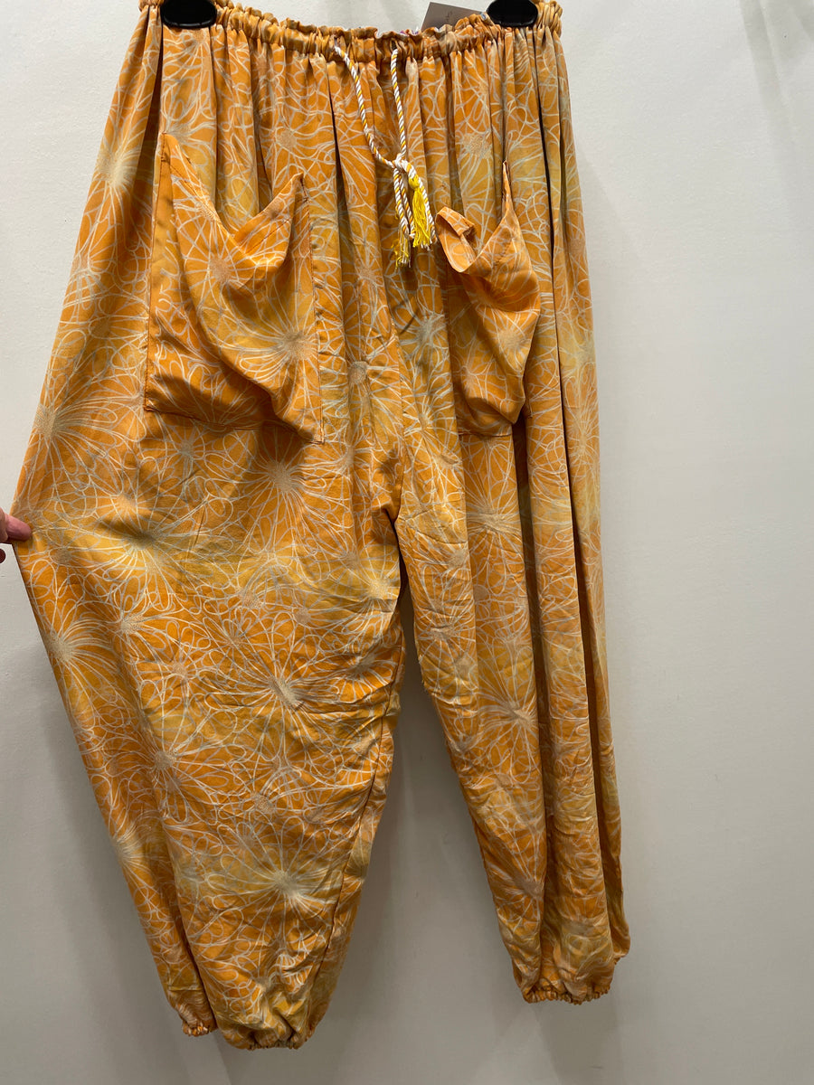 Silk Sari Jogger Pant #05 by Kantha Bae