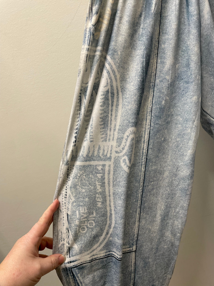 Sweat Pant in Lobster and Sardines by IPNG Design