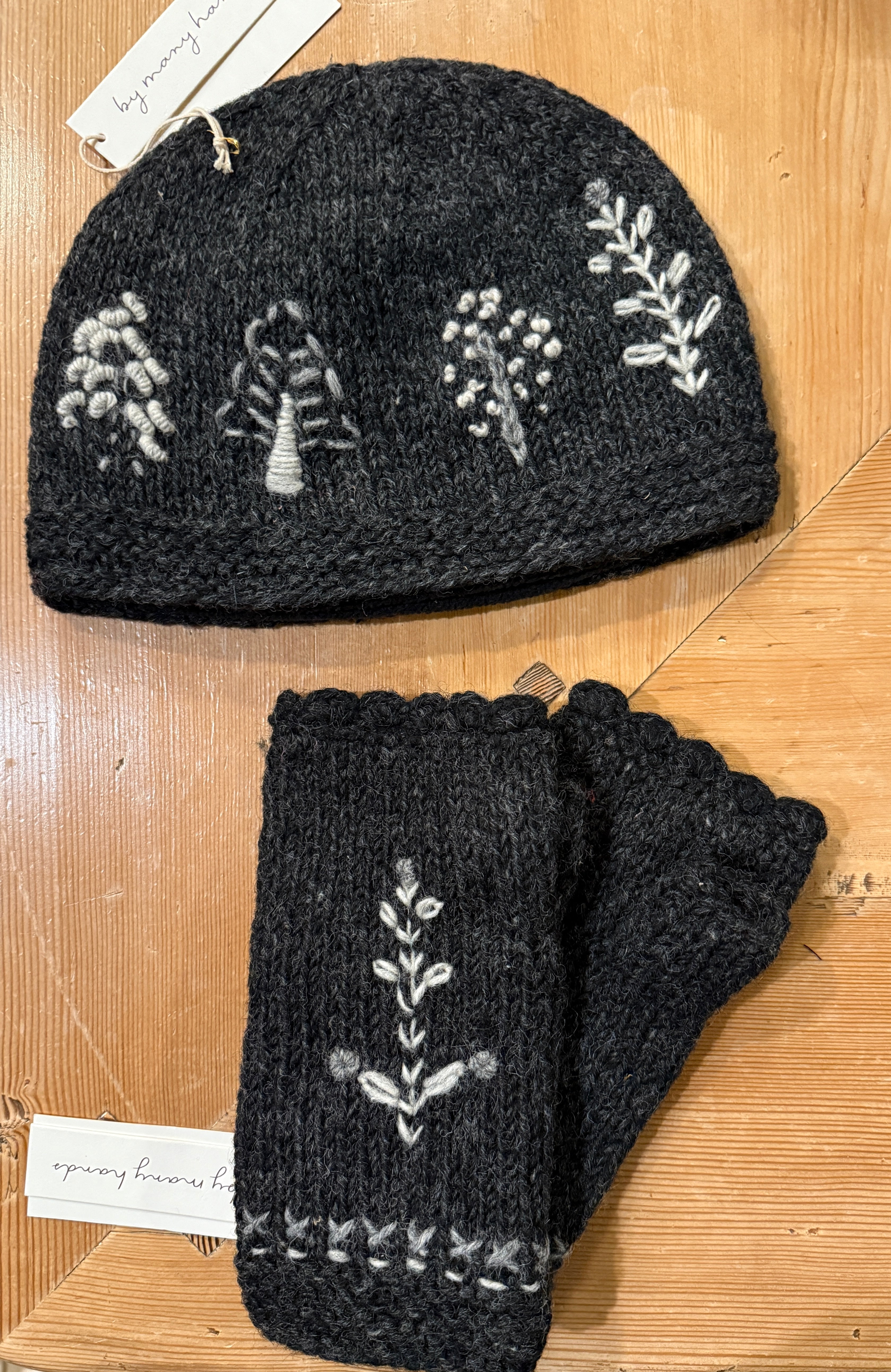 Daphne Knit Fingerless Armwarmers By Many Hands Robin Boutique