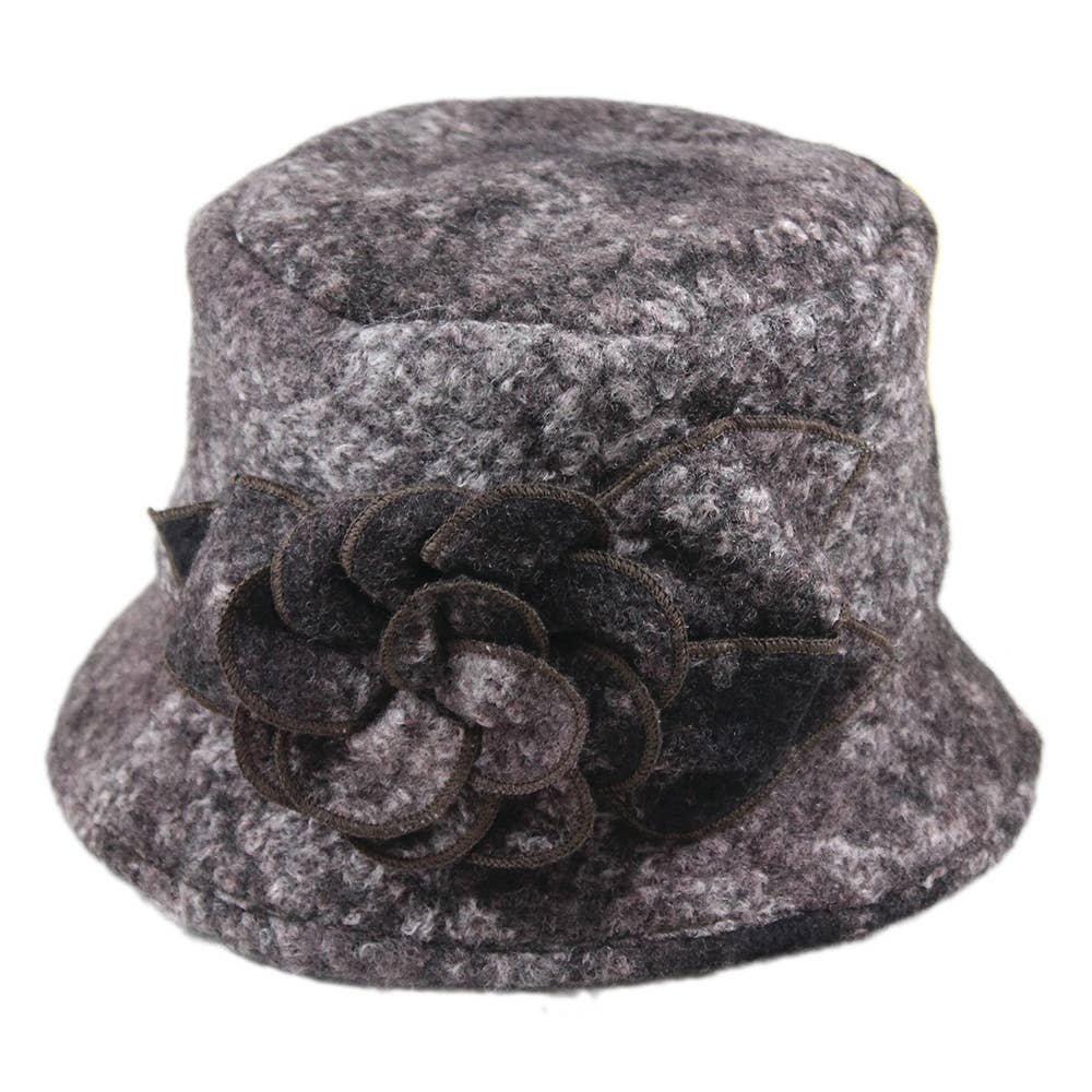 Boiled Wool Multi Tone Bucket Hat