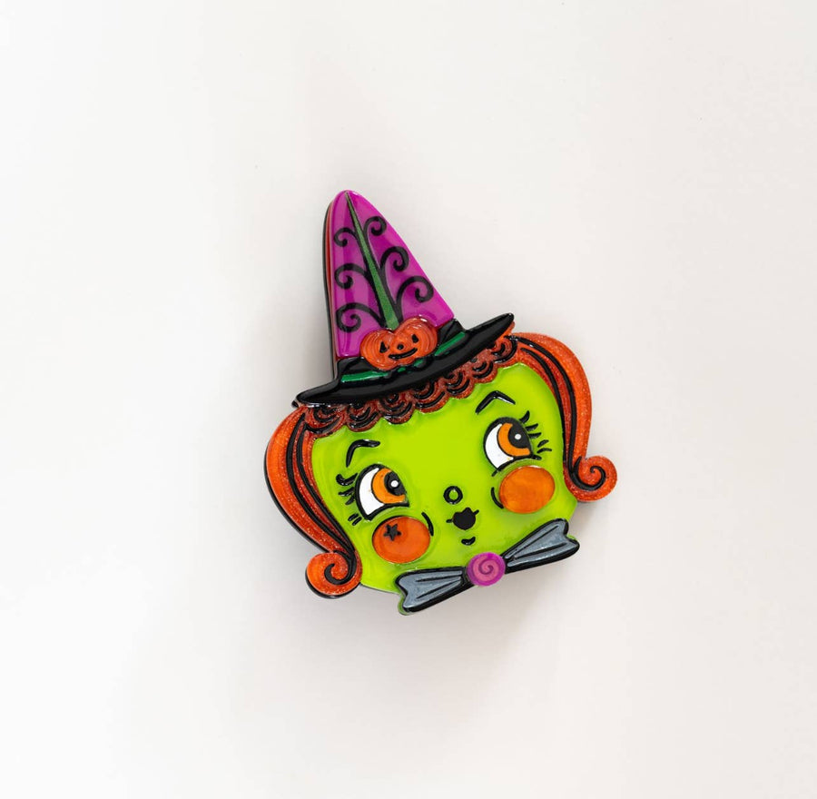 Hagatha Witch Brooch Johanna Parker x Lipstick & Chrome Robin Boutique 
